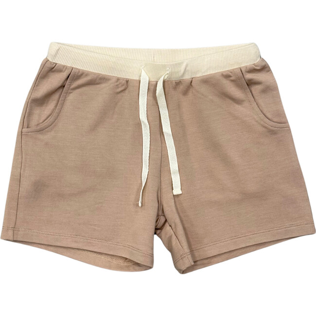 Boy's Terry Sweatshorts Taupe