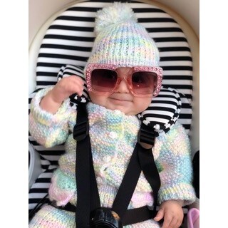 Bella Frame Sunglasses, Pink - Sunglasses - 3