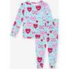 Sweet Fiona Classic Pajama Set Blue - Pajamas - 1 - thumbnail