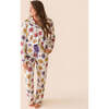 Peanut Butter Jelly Time Women's Luxe Pajama Pant Set White - Pajamas - 1 - thumbnail