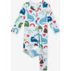 Valentinosaurs Convertible One Piece Blue - Rompers - 1 - thumbnail