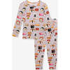 Sushi Mushi Classic Pajama Set Brown - Pajamas - 1 - thumbnail
