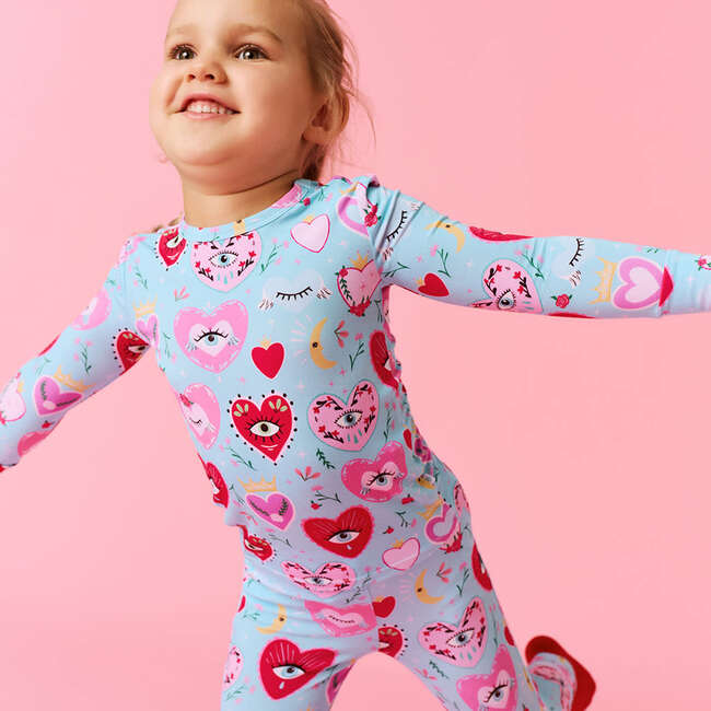 Sweet Fiona Classic Pajama Set Blue - Pajamas - 3