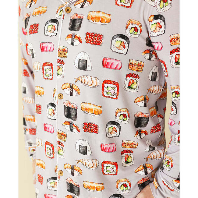 Sushi Mushi Men's Luxe Pajama Pant Set Brown