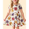 Peanut Butter Jelly Time Ruffled Twirl Dress White - Dresses - 4