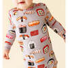 Sushi Mushi Classic Pajama Set Brown - Pajamas - 3 - thumbnail
