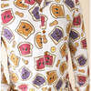 Peanut Butter Jelly Time Men's Luxe Pajama Pant Set White - Pajamas - 2
