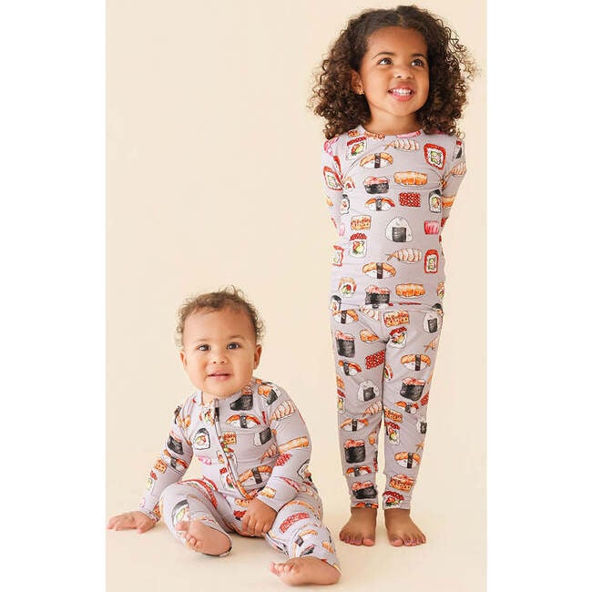 Sushi Mushi Classic Pajama Set Brown - Pajamas - 4