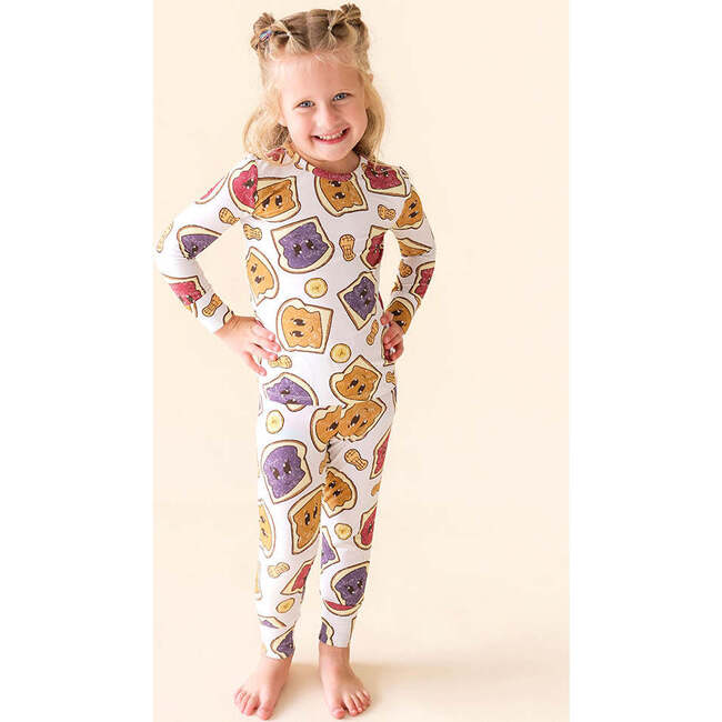 Peanut Butter Jelly Time Classic Pajama Set White - Pajamas - 5