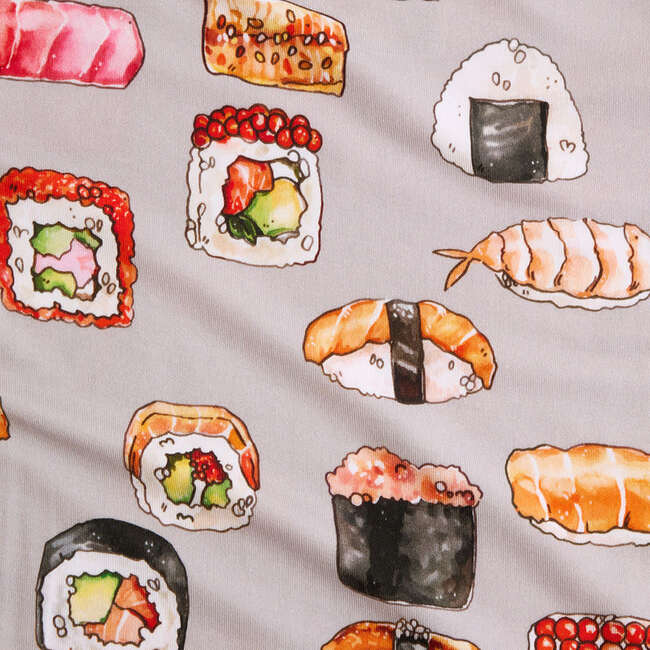 Sushi Mushi Classic Pajama Set Brown - Pajamas - 6