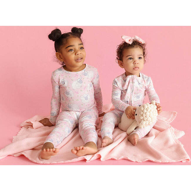 Paula Classic Pajama Set Pink - Pajamas - 3