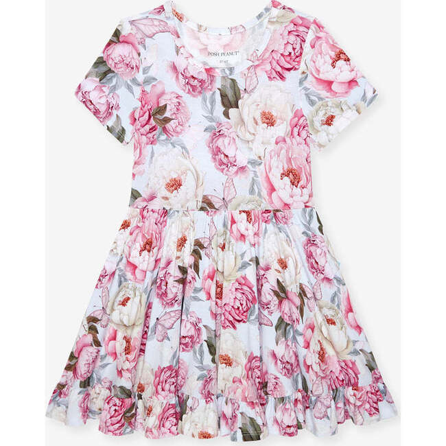 Lucienne Ruffled Twirl Dress Pink