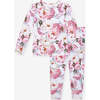 Lucienne Classic Pajama Set Pink - Pajamas - 1 - thumbnail