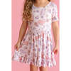 Erica Ruffled Twirl Dress Pink - Dresses - 1 - thumbnail