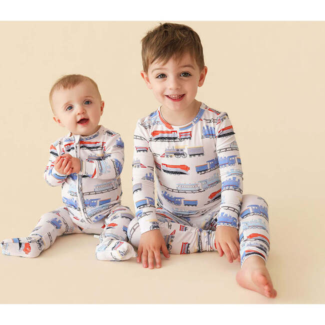 Landon Classic Pajama Set Beige - Pajamas - 4