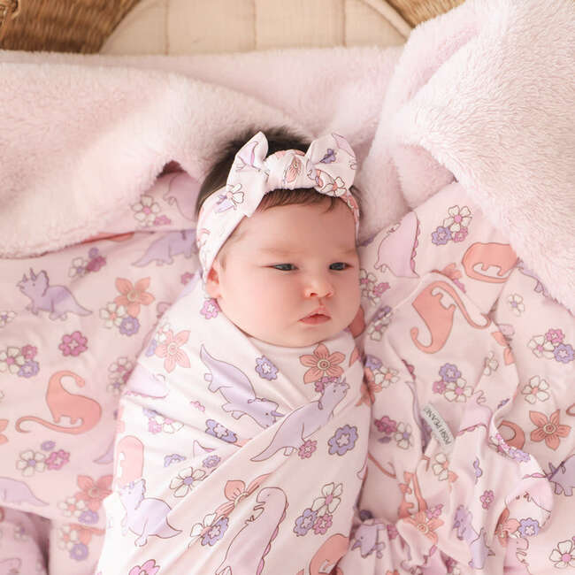 Erica Swaddle Headband Set Pink