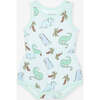 Eric Varsity Romper Blue - Rompers - 1 - thumbnail