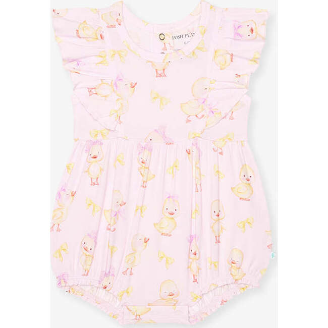 Edwina Bubble Romper Pink