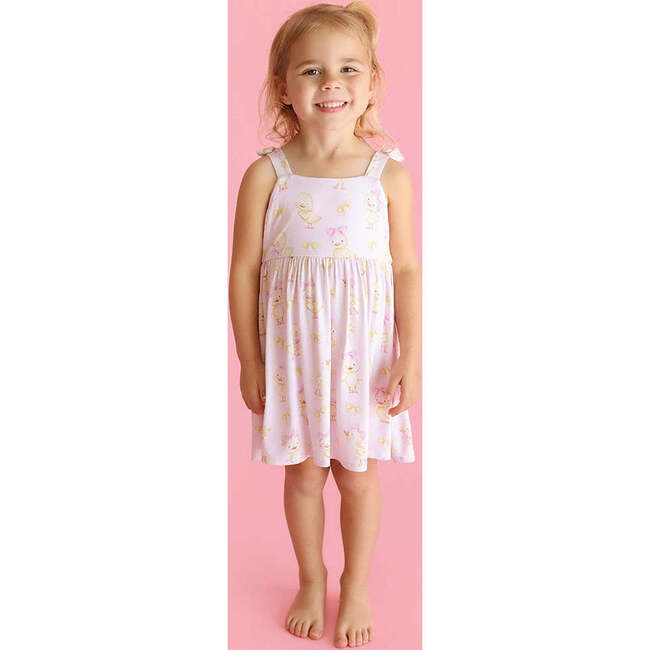 Edwina Bow Babydoll Dress Pink