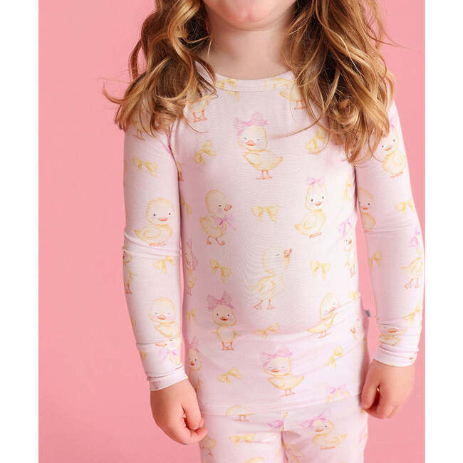 Edwina Classic Pajama Set Pink - Pajamas - 5