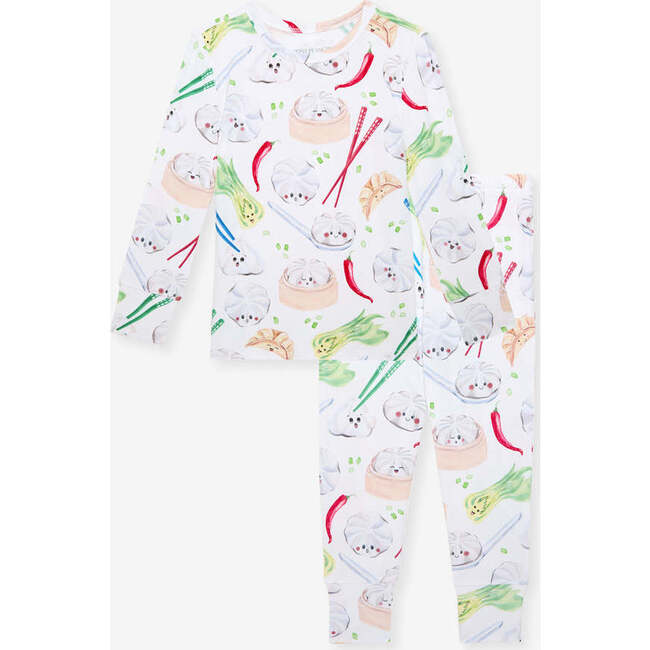 Dumplings Classic Pajama Set Beige