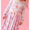 Dominique Bow Twirl Dress Pink - Dresses - 1 - thumbnail
