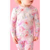 Dominique Classic Pajama Set Pink - Pajamas - 2