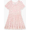 Delaney Short Sleeve Ruffled Twirl Dress Pink - Dresses - 2