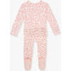 Delaney Footie Ruffled Zippered One Piece Pink - Footie Pajamas - 6
