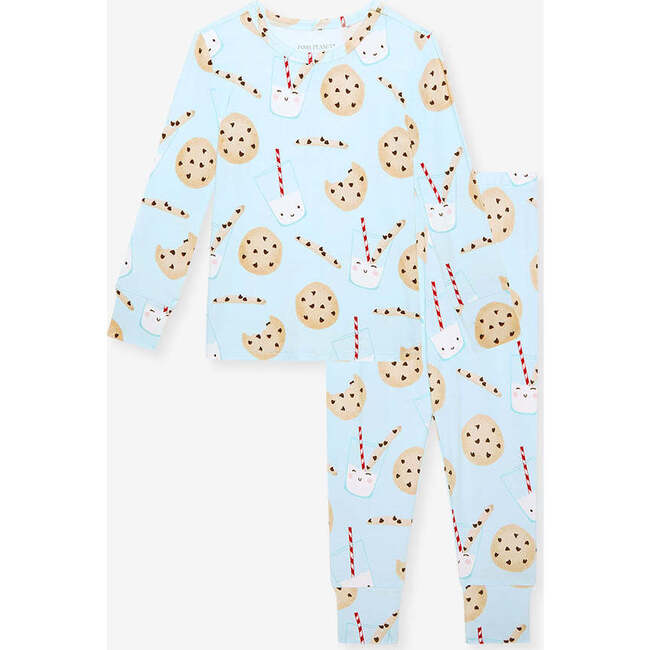 Chocolate Chip Cookies Classic Pajama Set Blue