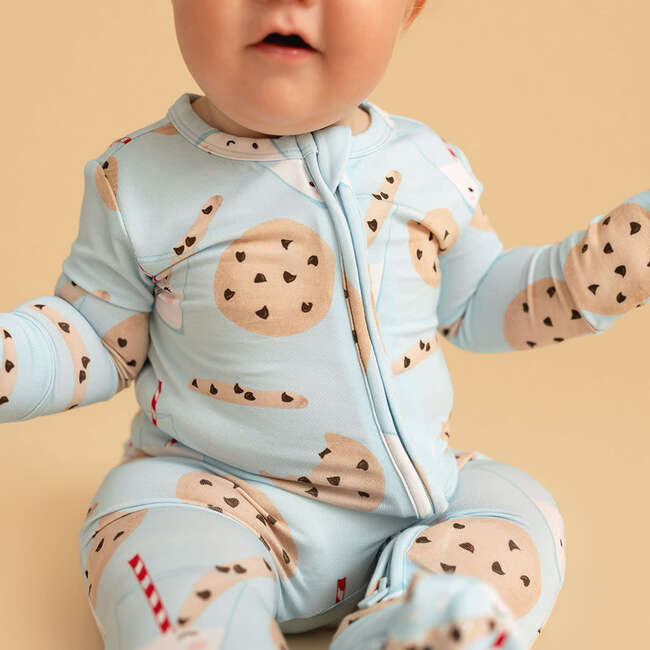 Chocolate Chip Cookies Convertible One Piece Blue