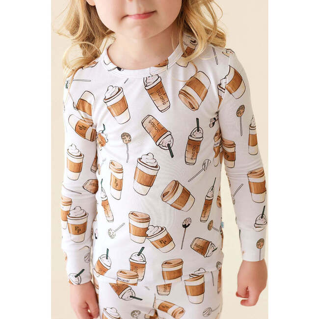 Coffee Classic Pajama Set White - Pajamas - 3