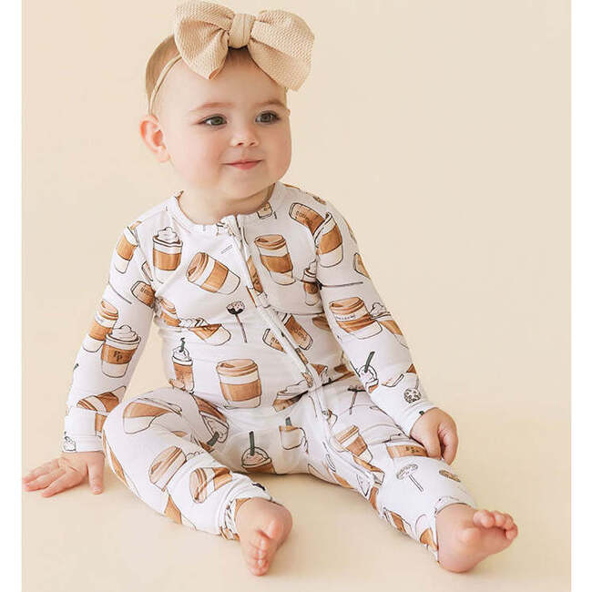 Coffee Convertible One Piece White - Rompers - 4