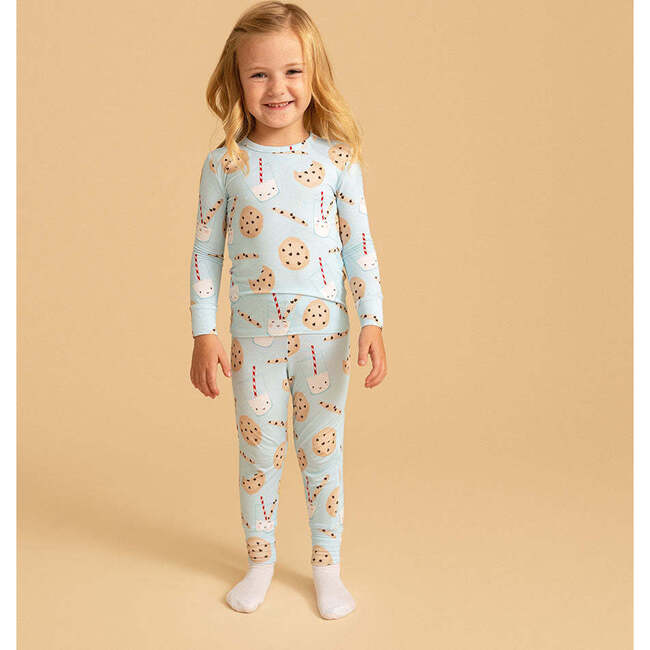 Chocolate Chip Cookies Classic Pajama Set Blue - Pajamas - 3