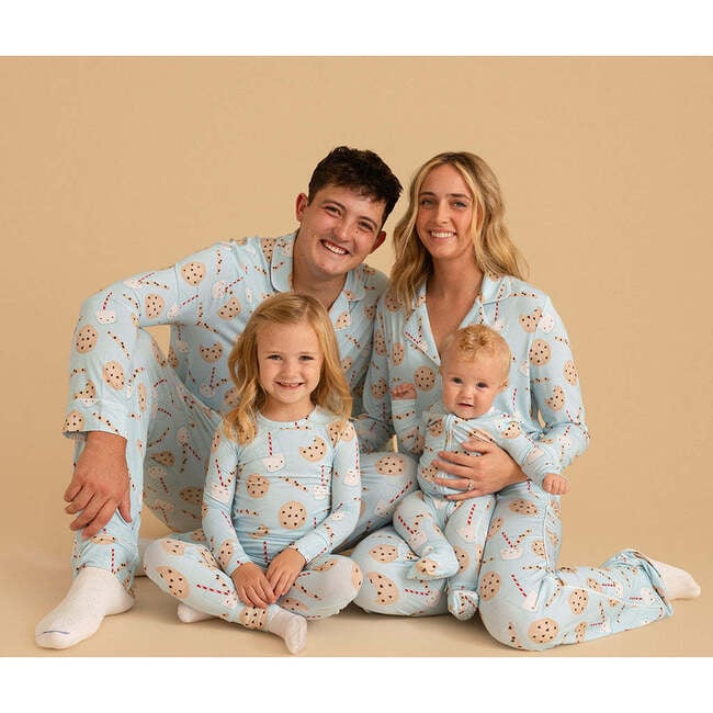 Chocolate Chip Cookies Convertible One Piece Blue - Rompers - 4