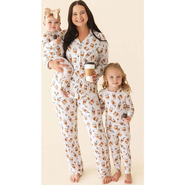 Coffee Classic Pajama Set White - Pajamas - 5