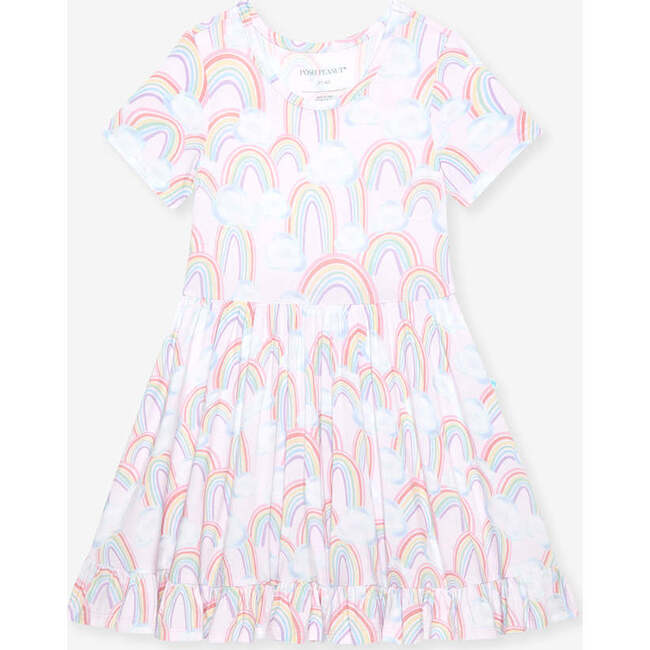 April Ruffled Twirl Dress Pink