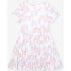 April Ruffled Twirl Dress Pink - Dresses - 1 - thumbnail