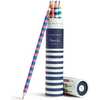 Varsity Stripes Set of 10 Pencils - Desk Accessories - 1 - thumbnail