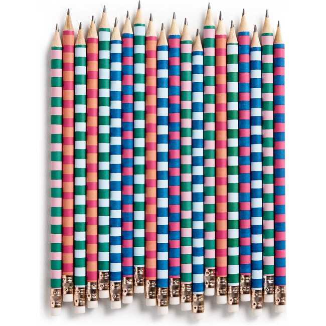 Varsity Stripes Set of 10 Pencils - Desk Accessories - 3
