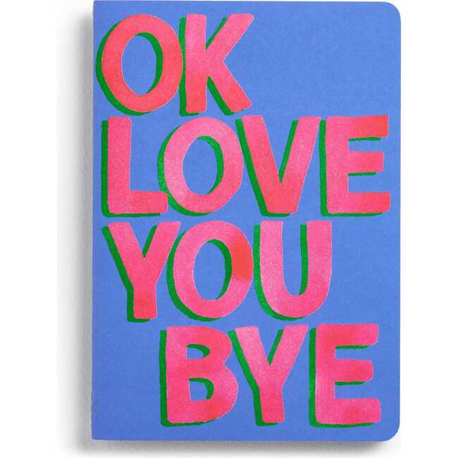 OkLoveYouBye Set of Two Stitched Notebooks