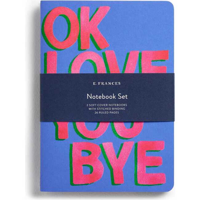 OkLoveYouBye Set of Two Stitched Notebooks - Paper Goods - 5