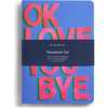 OkLoveYouBye Set of Two Stitched Notebooks - Paper Goods - 5 - thumbnail