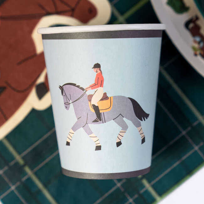 Horse Party Cups - Equestrian Collection (x 12)