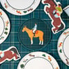 Horse Party Dessert Plates - Equestrian Collection (x12) - Tableware - 3 - thumbnail