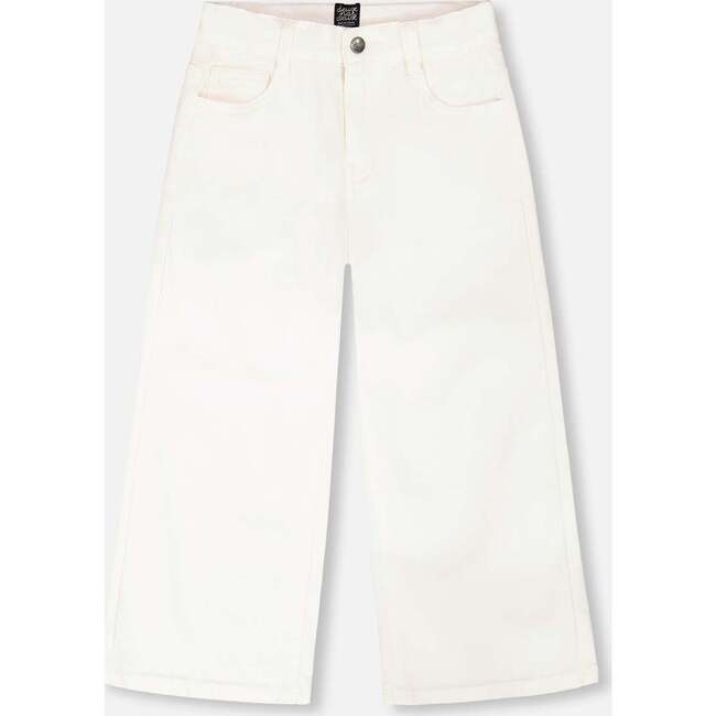 Wide Leg Jeans, White