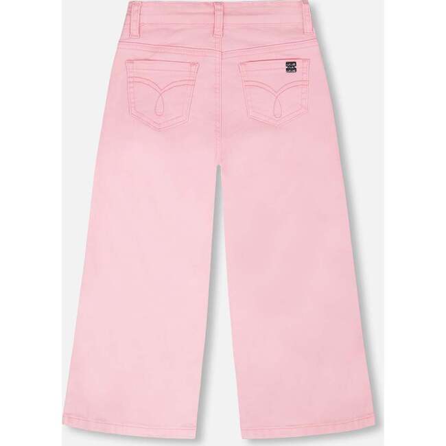 Wide Leg Jeans, Pink - Pants - 3