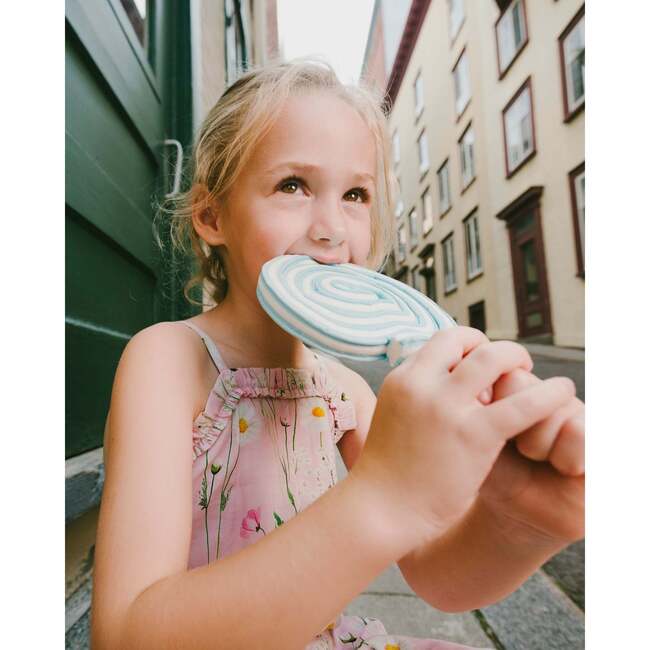 Viscose Jumpsuit, Pink Printed Flowers