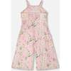 Viscose Jumpsuit, Pink Printed Flowers - Jumpsuits - 4