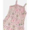 Viscose Jumpsuit, Pink Printed Flowers - Jumpsuits - 5